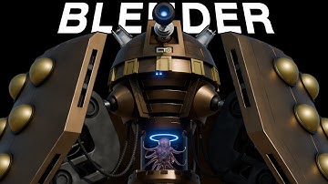 Dalek Emperor Animation & Showcase | Made with Blender