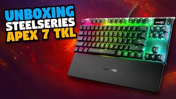 SteelSeries Apex 7 TKL Unboxing & Setup | Gaming Keyboard with RGB | Red Switch