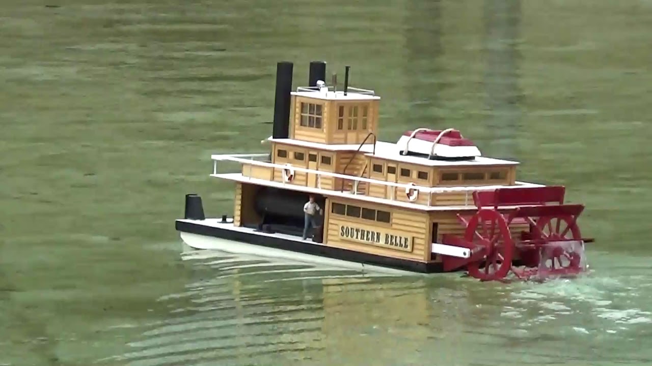 RC Boat Paddle Steamer Mississippi Modell Raddampfer ... RC Boat Paddle Steamer Mississippi Modell Raddampfer ...