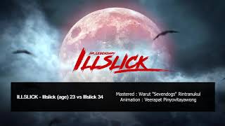 Video thumbnail of "ILLSLICK- illslick (age) 23 vs Illslick 34 - Lyrics"