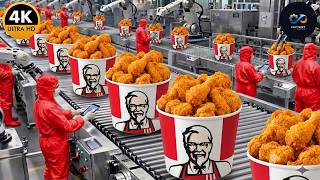 Inside America's Biggest KFC Factory: Fresh Chicken to Crispy Perfection (Full Process)