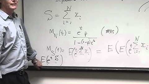 Mathematical Statistics I - Lecture 16 - UCCS MathOnline