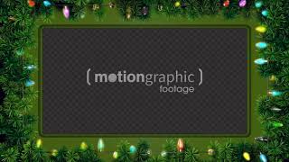 Christmas Lights Frame V3 - Motion Graphic