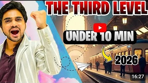 Class 12 English | The Third Level Summary in 10 Min | By Dear Sir