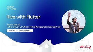 Flutter At Home Webinar #4: Rive with Flutter