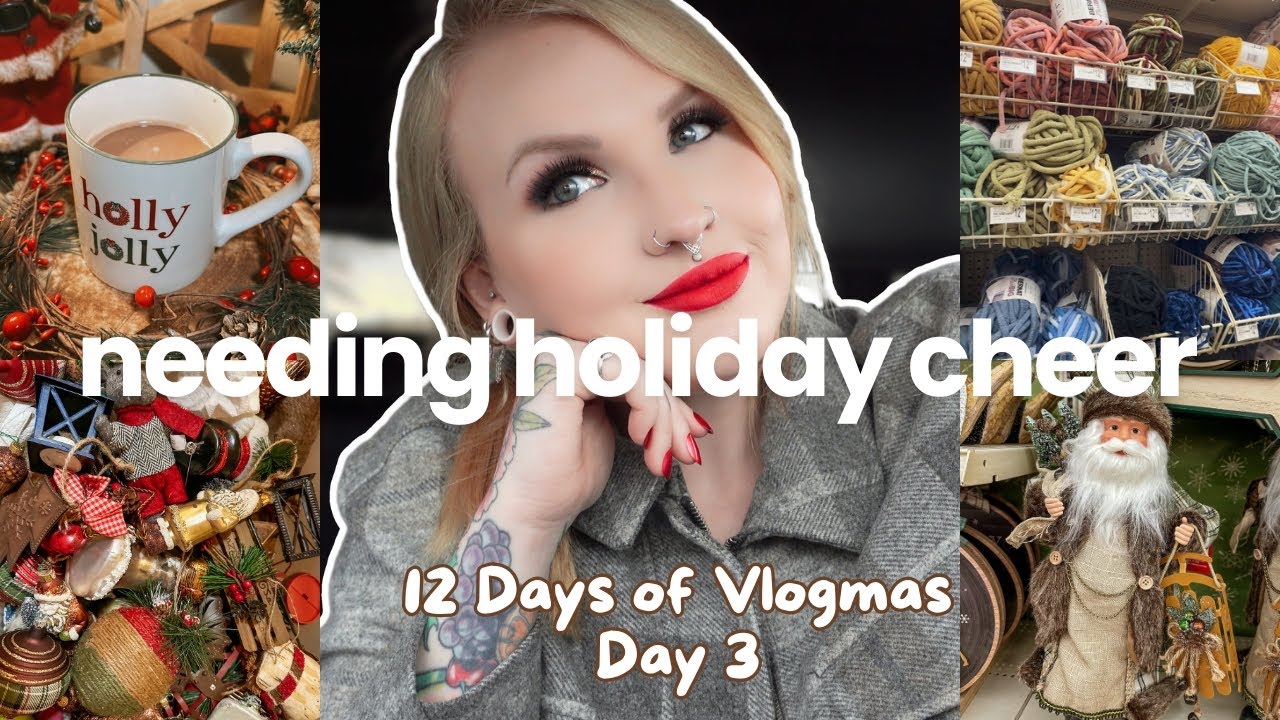 12 Days of Vlogmas (Day 3)🎄✨ Finding Joy, Shop With Me, & Lots of Chats