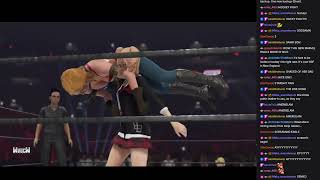 WVGCW Season 18: Red 16: 06: Match: Junko Enoshima w/ Peach vs. Tina Armstrong w/ Aigis