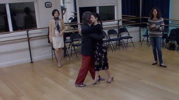Argentine Tango intermediate class with Miranda: back ocho and turn