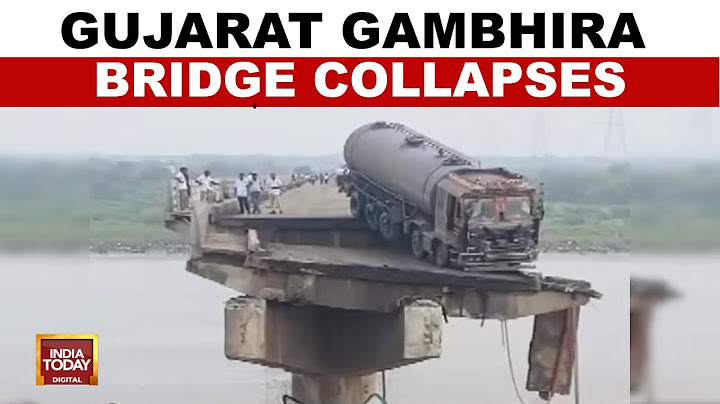 Gujarat Gambhira Bridge Collapse News: 4 Vehicles Fall Into River As Bridge Collapses In Vadodara
