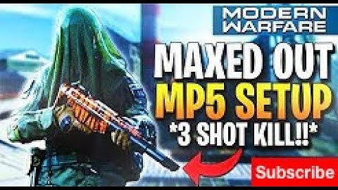 Call of duty Modern Warfare Insane MP5 Class Setup - Sure to help you get a 2.0 KD!!!!!!!!