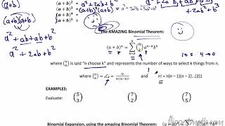 Pre Calc - 14.3 Binomial Theorem