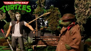 Teenage Mutant Ninja Turtles Stop Motion Animation!! Raphael Vs Casey Jones's City park scene! 2021