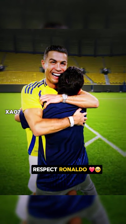 Respect Ronaldo ❤️😍 #shorts #ronaldo #messi #shortsvideo
