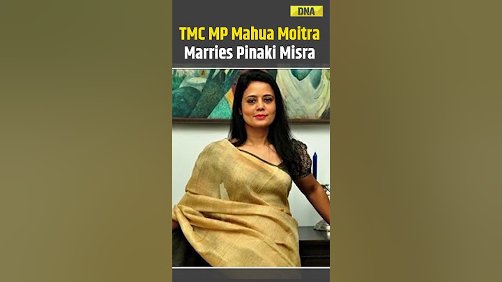 Mahua Moitra Wedding: Mahua Moitra Marries Pinaki Misra In Secret Ceremony In Germany