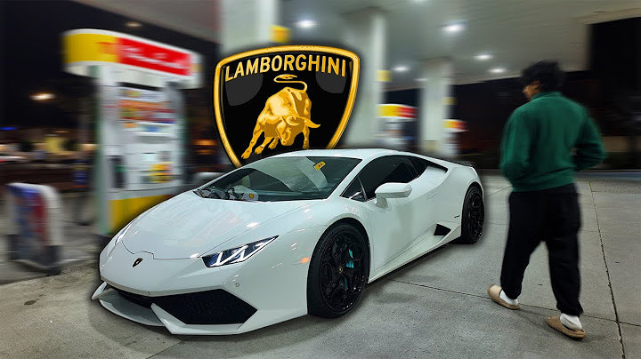 taking delivery of my lambo at 20 years old