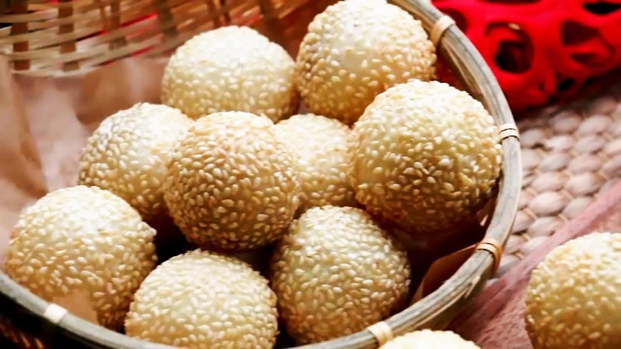 How To Make Sesame Seed Balls Recipe 煎堆 芝麻球 YouTube
