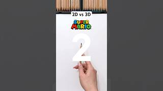 New Drawing Transition Tutorial! Super Mario 2D vs 3D!