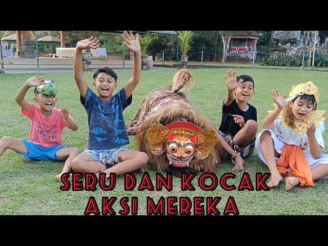 Kocak Irvan Dan Temannya Ngelawang Barong Di Lapangan class=