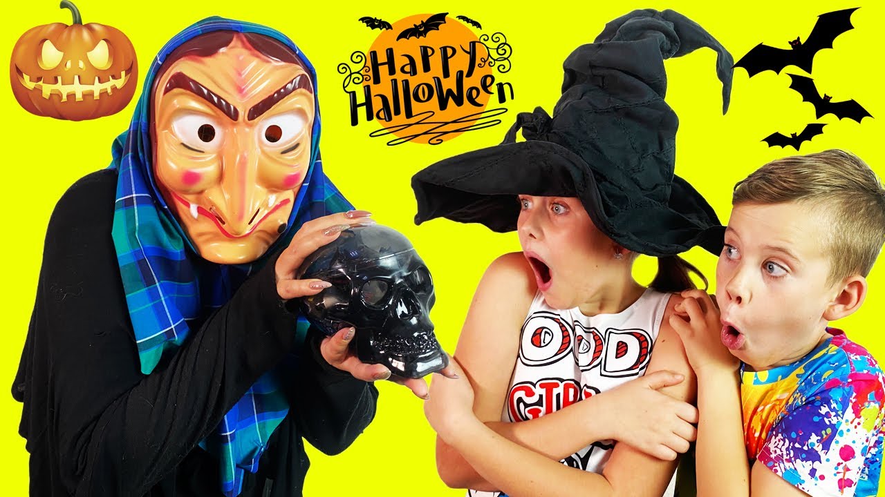 Max and Jessi mysterius adventures on Halloween - YouTube
