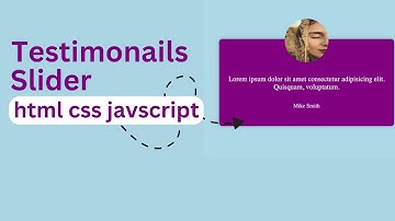 👥 Testimonials Slider with HTML, CSS, and JavaScript | Step-by-Step Tutorial 🚀
