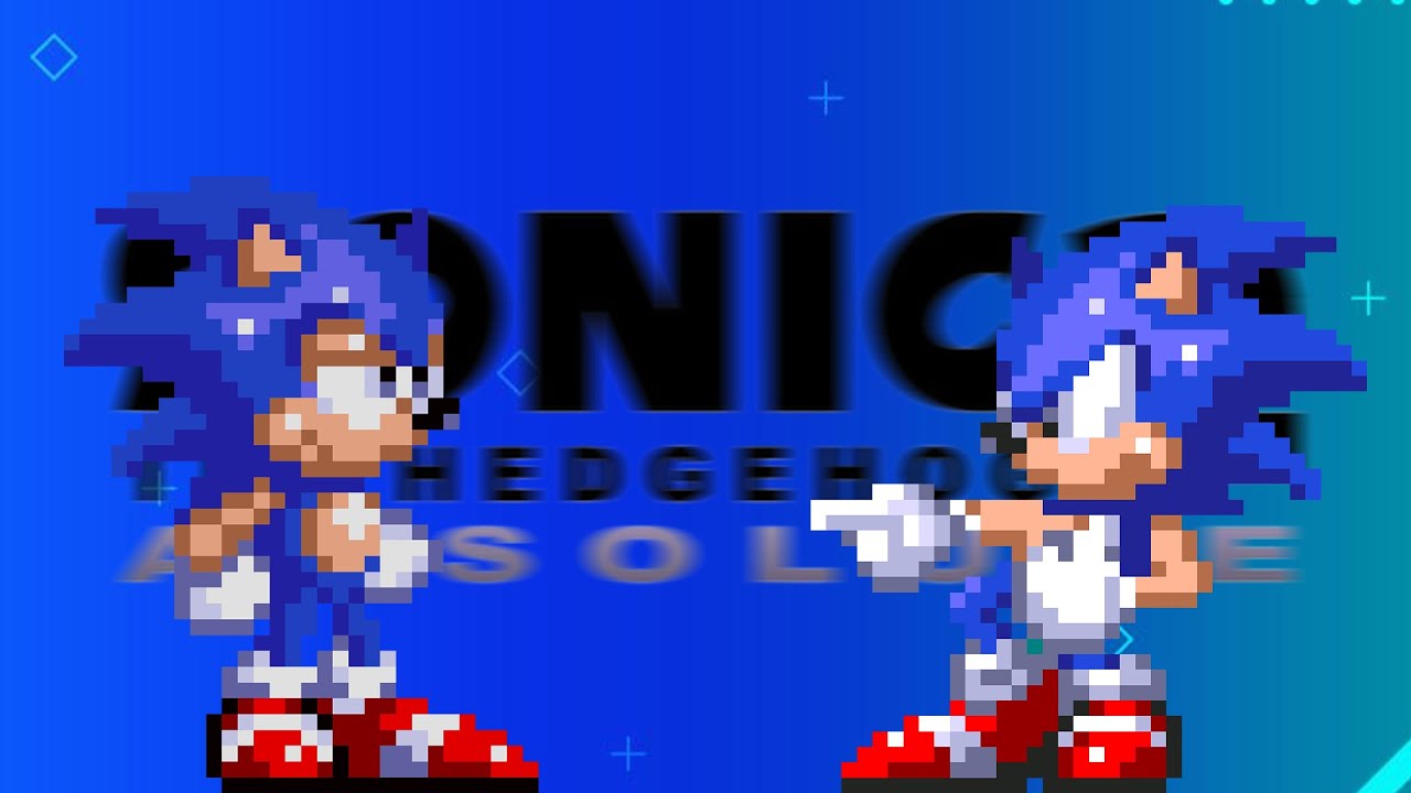 Il s'agit du spriteset complet de Sonic de Sonic Advance 2