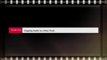 Studio One for VO - Copying Audio to Another Track
