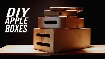 How We Made Our Own Apple Boxes For Sets