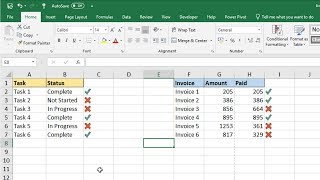 shortcuts not showing in excel symbols