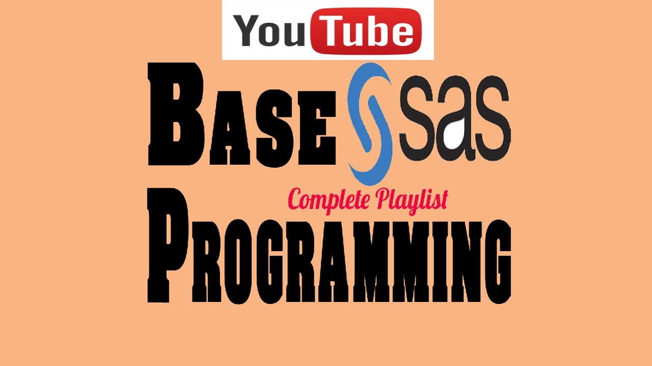 1.1 Sas Defination ll Base SAS programming for beginners - YouTube