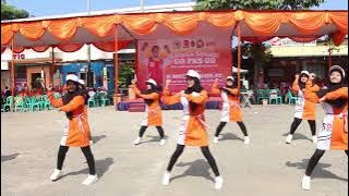 Penampilan senam group Semar Makam di Lomba Senam Go PKS Go Rofik Hananto