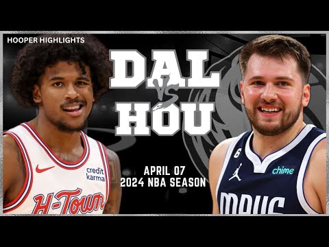 Dallas Mavericks vs Houston Rockets Full Game Highlights 