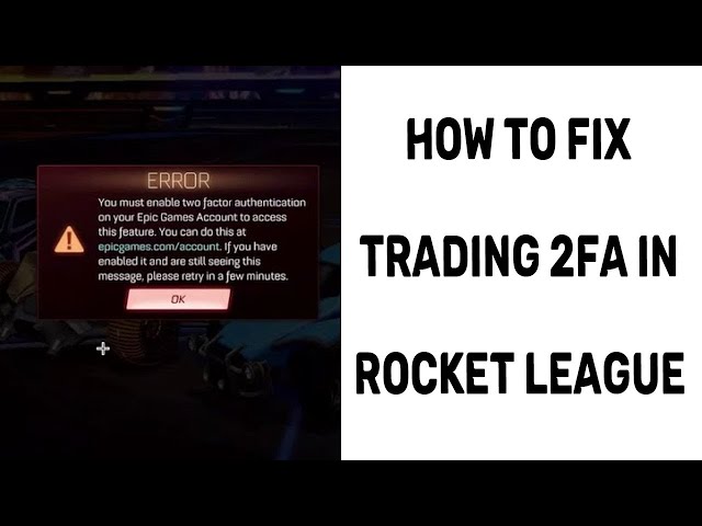 How to activate Rocket League 2FA