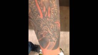 フェイクタトゥー! ボディーペイント 消えるTATTOOのアップロック