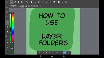 How To Use Layer Folders - Medibang Paint Tutorial For Beginners