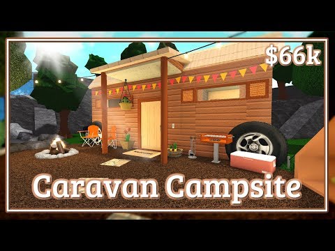 Bloxburg Caravan Campsite Speed Build Youtube - roblox speed build log cabin youtube