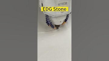 Pure white quartz countertops sink cutout by CNC machines #edgstone #countertops #purewhitequartz