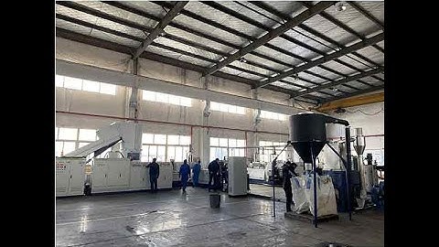 Pelletizing recycle machine for polypropylene ( PP)  with under water cutting system