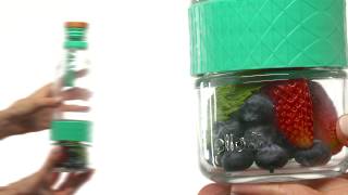 Ello Zest Glass Infuser Bottle