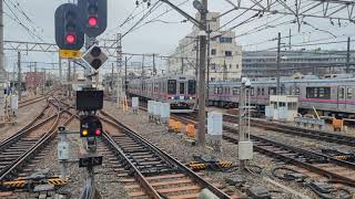 京成3500形3541編成京成津田沼駅入線シーン