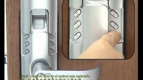 Keylock 6600A_08-Enrollment & Verification by Fingerprint.mp4