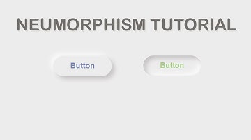How To Create Neumorphism Button Hover Effects in HTML And CSS | Neumorphism UI Button Tutorial