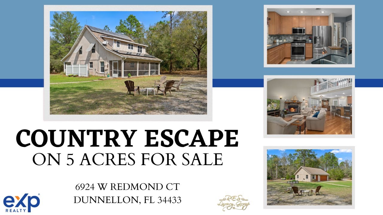 5 Acre Farm For Sale in Dunnellon, FL! YouTube