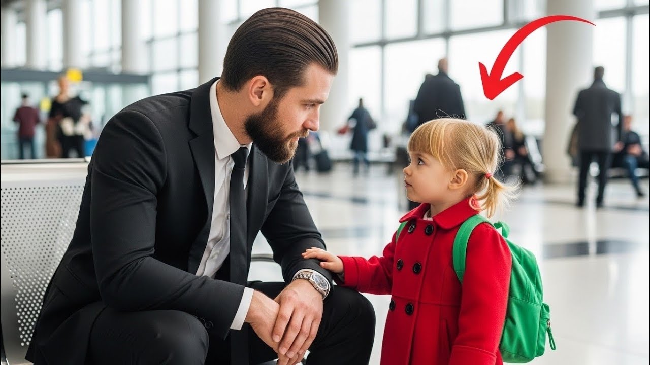 «ТЫ ТОЖЕ ЗАБЛУДИЛСЯ?» — маленькая девочка задала ВОПРОС миллионеру в аэропорту… и он ОТМЕНИЛ РЕЙС,..