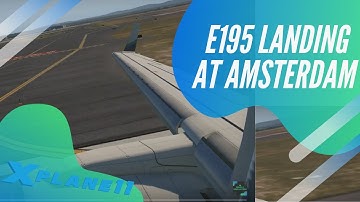 HARD Landing in Portland | SSG E195 | Xplane 11 40FPS HD | MAX SETTINGS | MisterX scenery freeware
