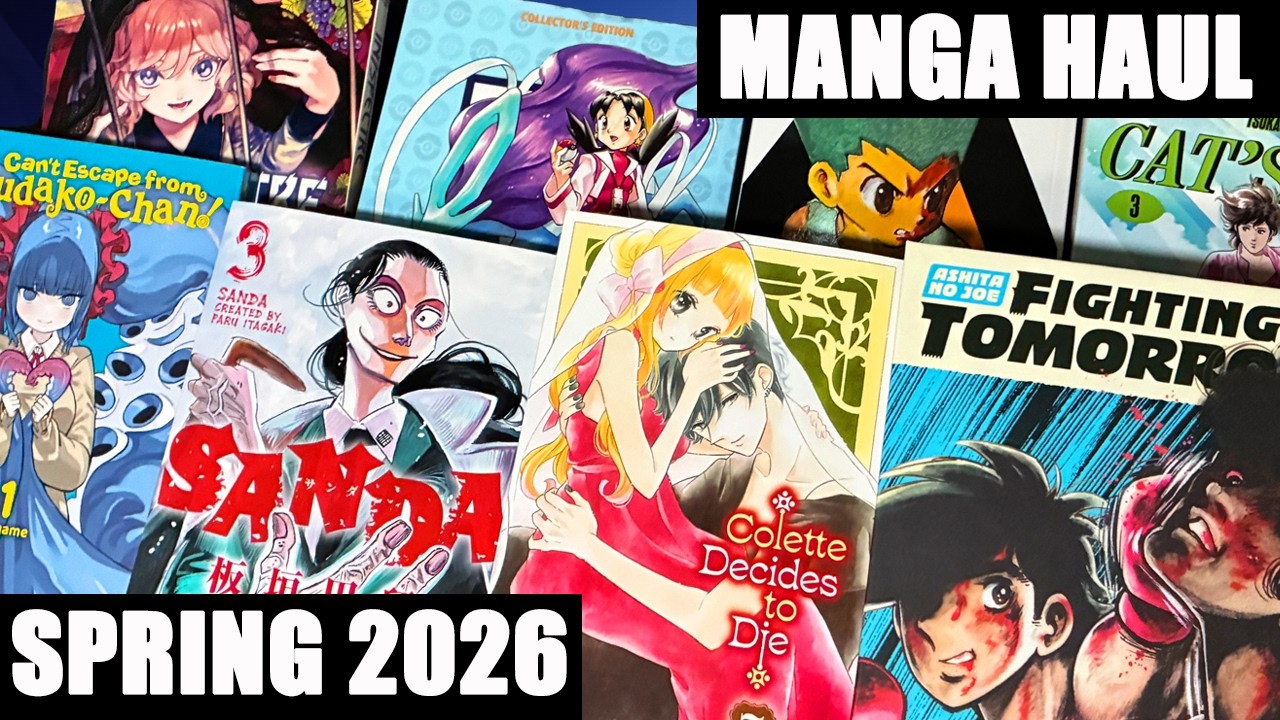 Thumbnail for Billy Bat, Monster Girls, Sports & Pokemon... 😅! | SPRING MANGA HAUL 2026