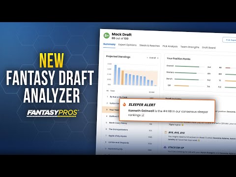 draft analyzer fantasy football