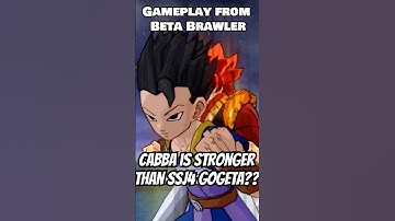 Cabba is STRONGER Than SSJ4 Gogeta? #dragonball #dbz #goku