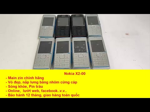 Điện thoại Nokia X2-00 chính hãng vỏ đẹp, bảo hành 12 tháng