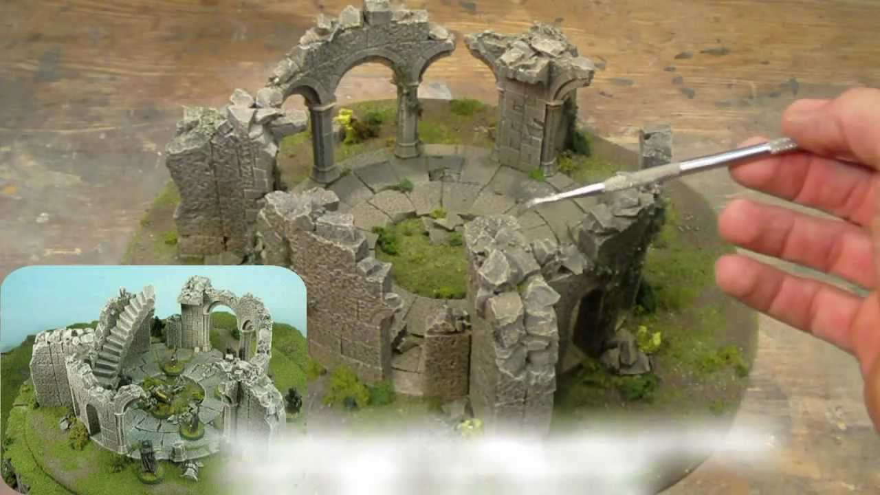 Baldur s gate 3 разрушенная башня лифт. Террейн разрушенная башня. LOTR Wargame Terrain. Руины замка террейн. Террейн руины имперского храма.