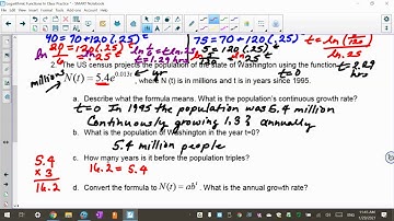 PreCalculus Logarithmic Functions In Class Practice 5.2 #1